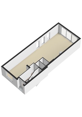 Plattegrond - Mgr. Lebouillestraat 43, 6431 KJ Hoensbroek - Monseigneur Lebouillestraat 43 Hoensbroek - Begane grond 3D.jpg